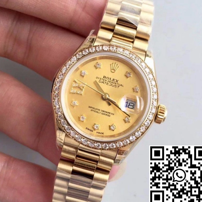 Champagne 279138RBR FashionForward 28MM Gold Dial Yellow Lady Rolex Datejust 871 0706
